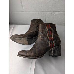 Old Gringo Panki Yippee Ki Yay Edition Western Cowboy Rustic‎ Brown Boots Size 8
